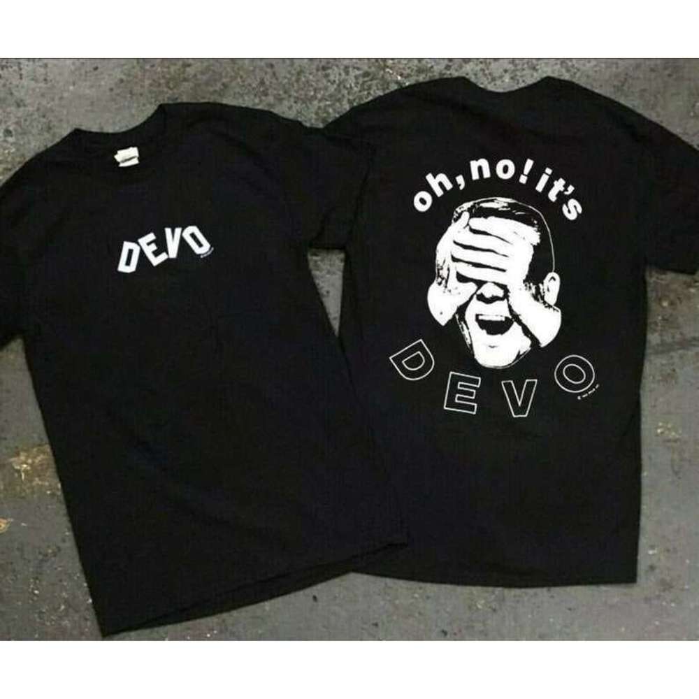 Devo Oh No Its Devo New Wave Synth Punk Fan 2 Sided T-Shirt